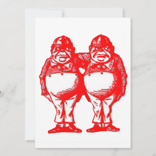 Carte Red Tweedle Dee & Tweedle Dum