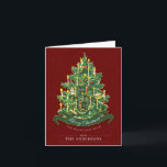 Carte Red Vintage Classic Custom Christmas Tree<br><div class="desc">Carte Red Vintage Classic Custom Christmas Tree Card. Un design nostalgique avec illustration vintage Arbre de Noël sur rouge. Cette carte classique est personnalisable pour ajouter l'expéditeur. Besoin d'une plus grande personnalisation ? Cliquez sur le bouton "Message" ci-dessous pour me faire savoir ce dont vous avez besoin!</div>