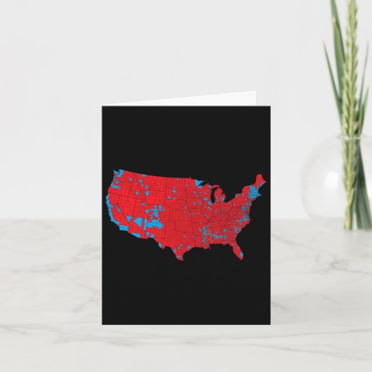 Carte Red Wave Des Etats-Unis Dans L'Élection Prés (Devant)