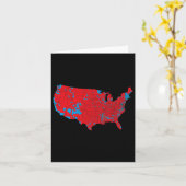 Carte Red Wave Des Etats-Unis Dans L'Élection Prés (Fleur jaune)