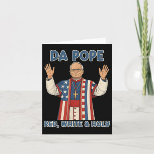 Carte Red White Holy Da Pope De L'Amérique Chicago Pope