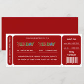 Carte Red Yes Day Christmas Gift Voucher (Devant / Derrière)
