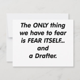 Carte rédacteur de peur