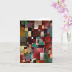 Carte Redgreen et rythmes violet-jaune, Paul Klee Art