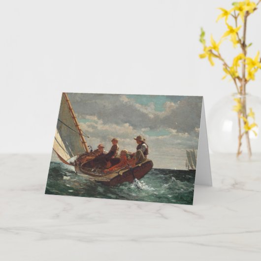 Carte Redimensionner (Un Vent Équitable) | Winslow Homer (Fleur jaune)