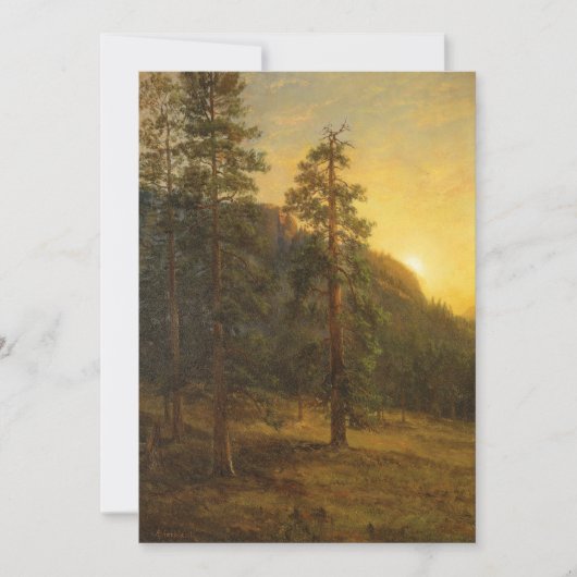 Carte Redwoods Californie | Albert Bierstadt (Devant)