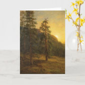 Carte Redwoods Californie | Albert Bierstadt (Fleur jaune)