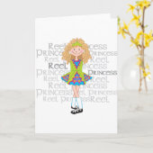 Carte Reel Blonde (Fleur jaune)