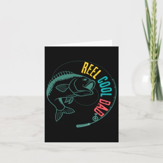 Carte Reel Cool Papa Pêche (Devant)