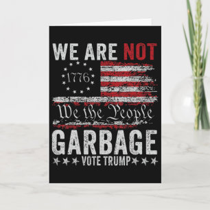 Carte Refaire la grandeur des ordures Ordures pour Trump