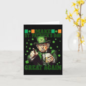 Carte Refaire la Saint-Patrick Day Grande Encore Drôle T (Fleur jaune)
