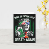 Carte Refaire la Saint-Patrick Grande Encore Bière Chanc (Fleur jaune)