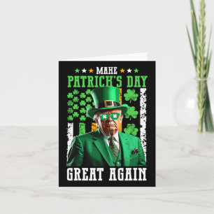 Carte Refaire la Saint-Patrick Grande Encore Vintage Tru