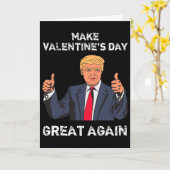 Carte Refaire la Saint-Valentin encore plus grande Funny (Fleur jaune)