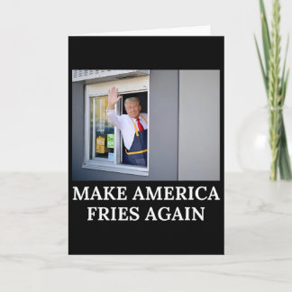 Carte Refaire l'Amérique Frites Encore - Drôle Trump Dri