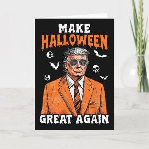 Carte Refaisons Halloween Grande Encore Donald Trump Mer
