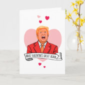 Carte Refaisons la Saint-Valentin Grande (Fleur jaune)