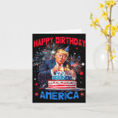 Carte Refaisons Mon Anniversaire Grande Encore (Fleur jaune)