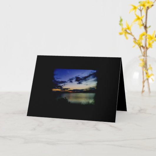 Carte Réfléchir (Fleur jaune)