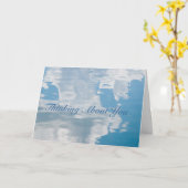 Carte Réfléchissez à votre sujet (Fleur jaune)