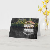 Carte Réflections de dock (Fleur jaune)