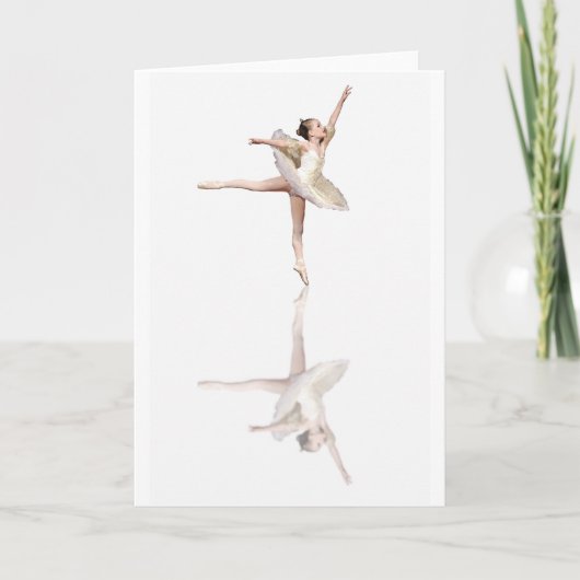 carte reflectionsGreeting de ballet (Devant)