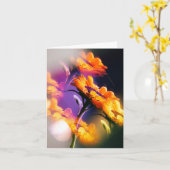 Carte Reflet de tournesol (Fleur jaune)