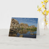 Carte Reflet du Barker Dam à Joshua Tree I (Fleur jaune)