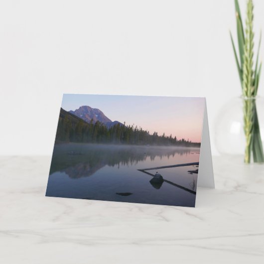 Carte Reflet du lever de soleil à String Lake II (Devant)