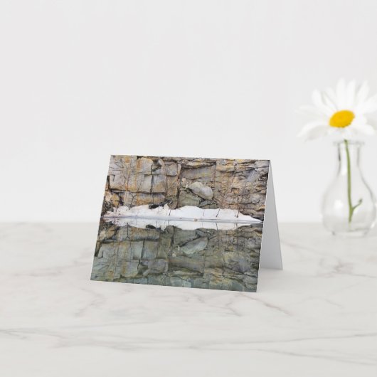 Carte Reflets du mur de la carrière de roche #2 Note de (Petite plante)