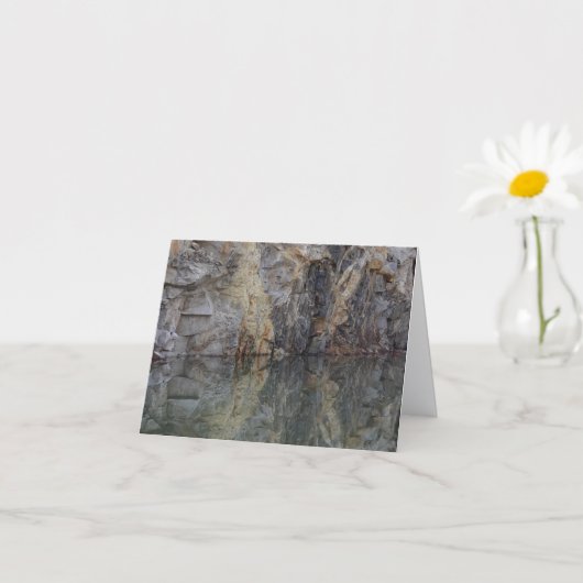 Carte Reflets du mur de la carrière de roche #3 Note de (Petite plante)