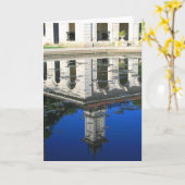 Carte Réflexion (Fleur jaune)