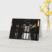 Carte Réflexion (Fleur jaune)