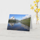 Carte Réflexion au lac Two Medicine (Fleur jaune)