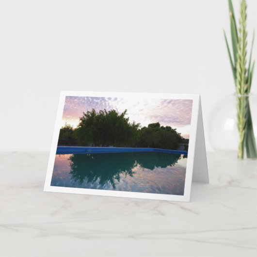 Carte Réflexion cloud dans le pool (Devant)