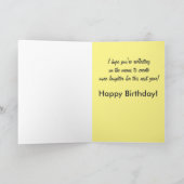 Carte Réflexion d'anniversaire (Intérieur)