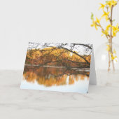 Carte Réflexion de chute (Fleur jaune)