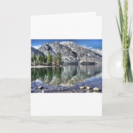 Carte Réflexion de lac jenny (Devant)