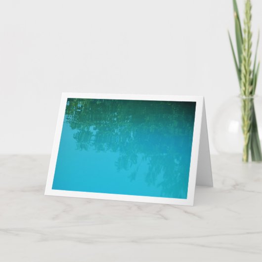 Carte Réflexion de l'arborescence dans l'Arrière - plan  (Devant)