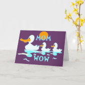 Carte Réflexion de maman (Fleur jaune)