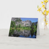 Carte Réflexion de Yosemite Falls (Fleur jaune)