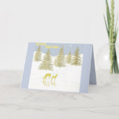 Carte Réflexion des cerfs (Devant)