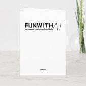 Carte Réflexion dragon Anniversaire (Dos)