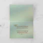 Carte Réflexion Du Coucher De Soleil Avec Une Sympathie (Intérieur)