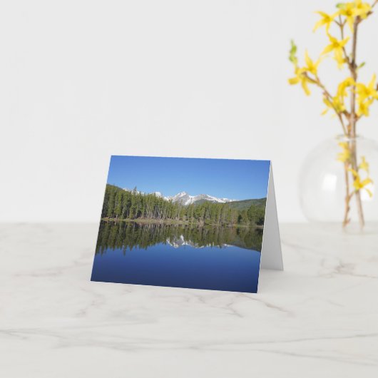 Carte Réflexion du lac Sprague (Fleur jaune)