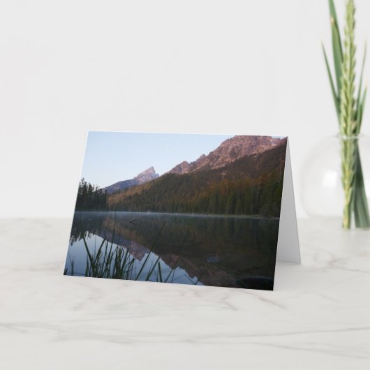 Carte Réflexion du lever du soleil à String Lake I (Devant)