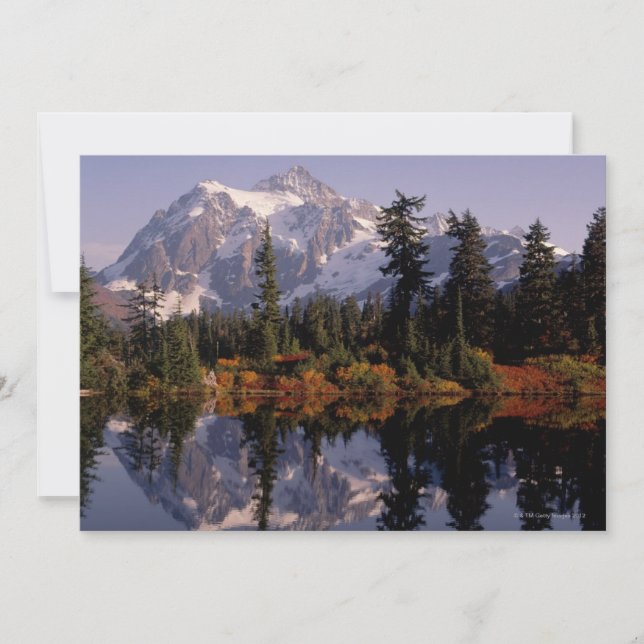 Carte Réflexion du mont Shuksan (Devant)