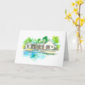 Carte Réflexion du pool (Fleur jaune)