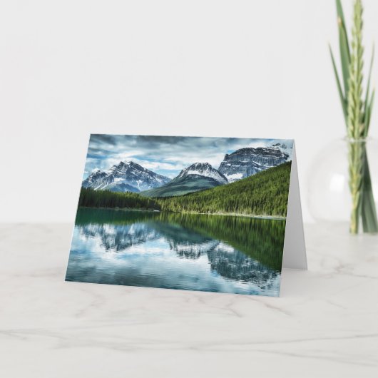 Carte Réflexion élevée de lac (Devant)