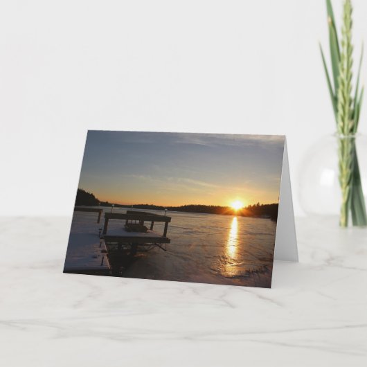 Carte Réflexion figée (Devant)